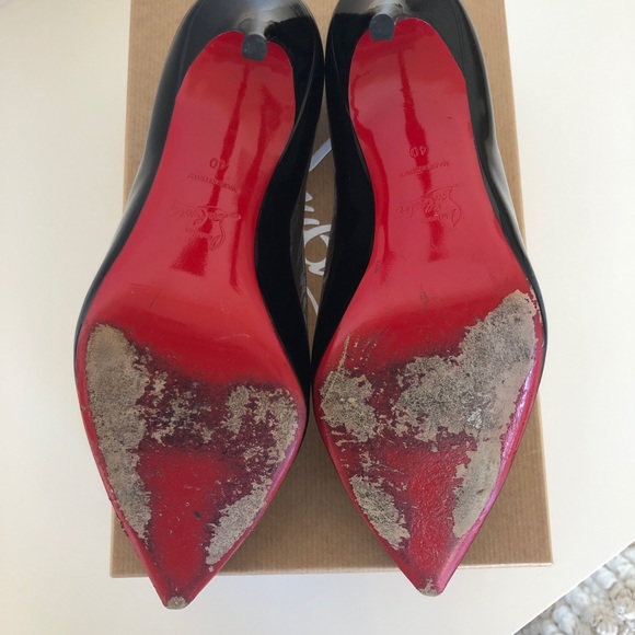 Louboutin Décolleté 554 (100mm) Patent - Picture 5 of 9